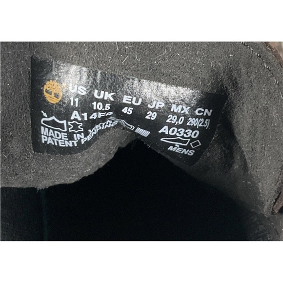 Timberland Shoes Mens Size 11 Ortholite Oxord A14F4 Brown Leather Casual Lace Up - Picture 6 of 10